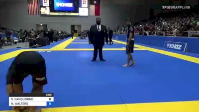 SAMUEL CANQUERINO vs NICHOLAS WALTERS 2021 World IBJJF Jiu-Jitsu No-Gi Championship