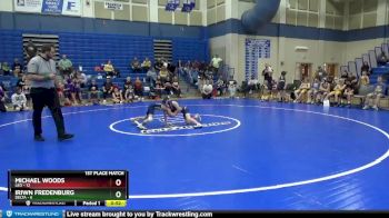 59 lbs Placement (4 Team) - Iriwn Fredenburg, Delta vs Michael Woods, Leo