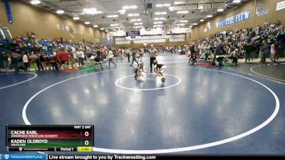 80 lbs Champ. Round 1 - Kaden Oldroyd, Westlake vs Cache Earl, Sanderson Wrestling Academy