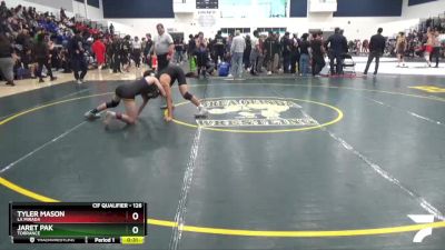 126 lbs Cons. Round 1 - Jaret Pak, Torrance vs Tyler Mason, La Mirada