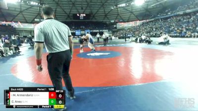 4A 285 lbs 1st Place Match - Mateo Armendariz, Sunnyside vs Connor Aney, Glacier Peak