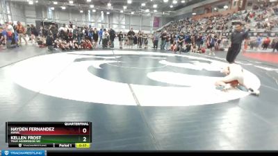 77 lbs Quarterfinal - Kellen Frost, Team Aggression WC vs Hayden Fernandez, NWWC