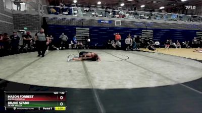 130 lbs Round 2 - Drake Szabo, Silver Valley vs Mason Forrest, Nampa Christian