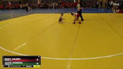 50 lbs Semis (4 Team) - Huxtin Anderson, Minneota vs Brady Jakubiec, Rocori