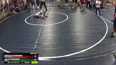 52 lbs 5th Place Match - Lincoln Schneider, RED WAVE WC vs Adlan Afaunov, EGWA