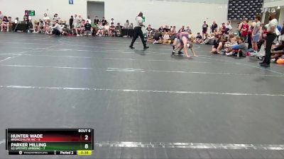 120 lbs Round 2 (6 Team) - Parker Milling, U2 Upstate Uprising vs Hunter Wade, Bronco Elite WC