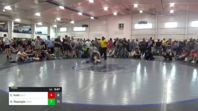 114 lbs Pools - Carmello Kolb, SouthTown Savages vs Aiden Replogle, Grease Monkeys