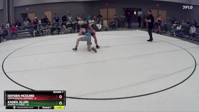 141 lbs Round 7 (8 Team) - Kaden Allen, Kansas Pythons vs Hayden McGuire, South Dakota Lightning