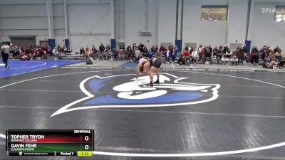 157 lbs Semifinal - Gavin Fehr, Elizabethtown vs Topher Tryon, Roanoke College