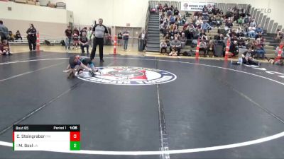 65 lbs Cons. Round 3 - Matthew Bosl, LPGE/Browerville Wolves vs Colton Steingraber, Pinnacle