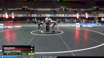 126 lbs Sat 12 - Pate Krieger, Poquoson vs Michael Phoutasen, Landstown