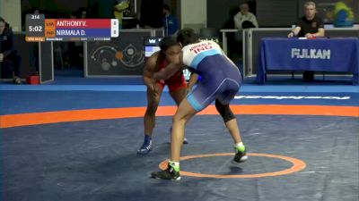 50 kg 3rd Place - Victoria Anthony, USA vs Devi Nirmala, IND