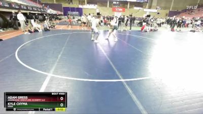 70-78 lbs Cons. Semi - Kyle Chyma, Iowa vs Adam Gress, Aggressive Wrestling Academy LLC