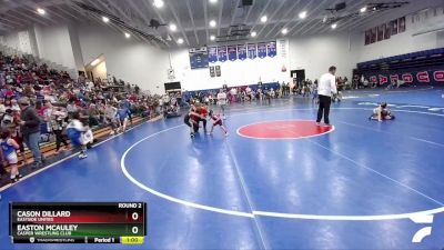 41-42 lbs Round 2 - Cason Dillard, Eastside United vs Easton McAuley, Casper Wrestling Club