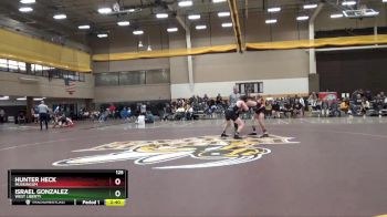 125 lbs Cons. Round 2 - Israel Gonzalez, West Liberty vs Hunter Heck, Muskingum