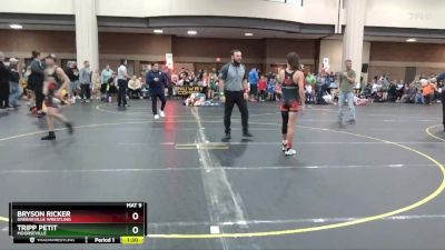 100 lbs Cons. Round 1 - Tripp Petit, Moorseville vs Bryson Ricker, Greeneville Wrestling