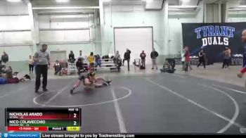 110 lbs Round 6 (8 Team) - Nicholas Arado, NCWAY vs Nico Colavecchio, Ranger WC