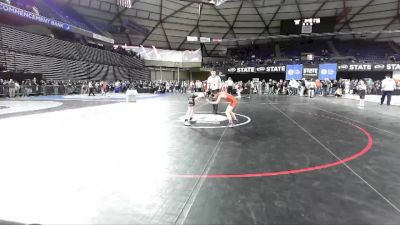 71 lbs Quarterfinal - Liam Amante, Cashmere Wrestling Club vs Derek Miller, Team Aggression Wrestling Club