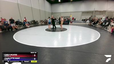 136 lbs Round 6 (10 Team) - Carly McAtee, Kansas vs Charlotte Hunt, PA Red