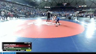 92 lbs Cons. Round 2 - Joseph Aichele, Lake Stevens Wrestling Club vs Wyatt Allen, CNWC Concede Nothing Wrestling Club