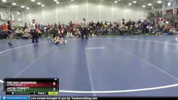 75 lbs Round 5 (6 Team) - Treysen Henderson, Wyoming Brown vs Jacob Stinnett, Tennessee White