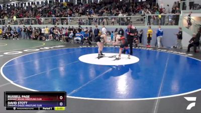 149 lbs Round 3 - David Stott, Chugach Eagles Wrestling Club vs Russell Page, Baranof Bruins Wrestling Club