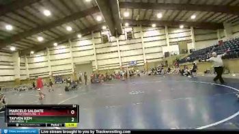 54 lbs Placement (16 Team) - Tayven Kem, Utah Green vs Marcelo Saldate, Gold Rush Wrestling