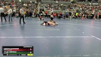 85 lbs Quarterfinal - Jaydyn Schommer, Nebraska Boyz vs Tyler Gerhold, DC Elite