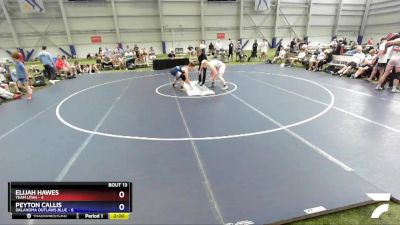 170 lbs Quarters & 1st Wb (16 Team) - Elijah Hawes, Team Utah vs Peyton Callis, Oklahoma Outlaws Blue