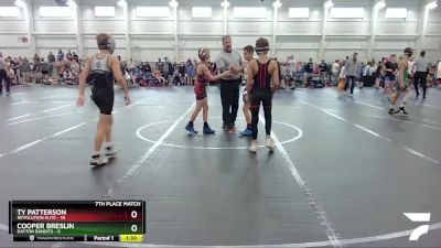 92 lbs Finals (8 Team) - Ty Patterson, Revolution Elite vs Cooper Breslin, Dayton Bandits