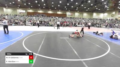 100 lbs Quarterfinal - Markus Reyes-Galdamez, Team Pride Academy vs Ryan Wardlaw, Small Town WC