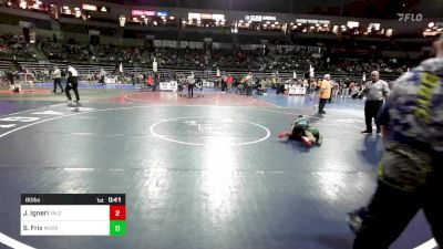 80 lbs Round Of 16 - JoJo Igneri, Yale Street vs Seaton Frix, Morris Knolls