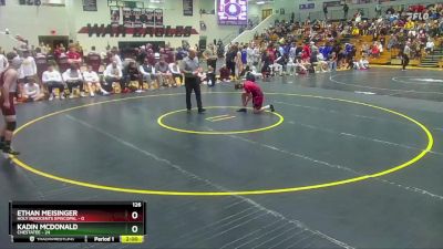 126 lbs 2nd Wrestleback (16 Team) - Ethan Meisinger, Holy Innocents Episcopal vs Kadin McDonald, Chestatee