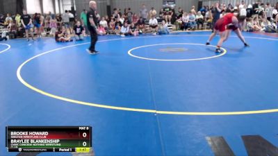 130 lbs Cons. Round 1 - Braylee Blankenship, CNWC Concede Nothing Wrestling Club vs Brooke Howard, Shelton Wrestling Club