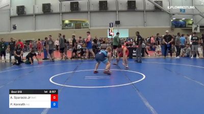 65 kg Consi Of 32 #2 - Anthony Sparacio Jr, Bearcat Wrestling Club vs Paul Konrath, Indiana