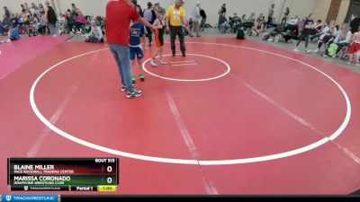 78-81 lbs Round 1 - Marissa Coronado, Grapevine Wrestling Club vs Blaine Miller, Pace Rockwall Training Center