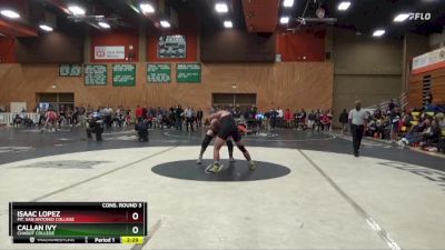 197 lbs Cons. Round 3 - Isaac Lopez, Mt. San Antonio College vs Callan Ivy, Chabot College