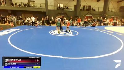 138 lbs Cons. Round 1 - Preston Duman, WA vs Elias Rush, OR