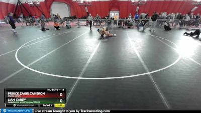 113 lbs Semifinal - Liam Carey, Sarbacker Wrestling Academy vs Prince Zahir Cameron, RISING STARS