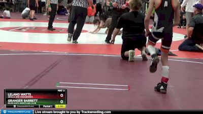 80 lbs Champ. Round 1 - Leland Watts, Skulls And Crossbones vs Granger Barrett, River Rats Wrestling Club