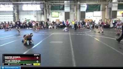 80 lbs Round 3 - Hunter Konkol, Askren WA Red vs Tyler Verceles, Team Germantown