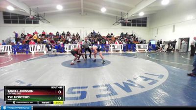 182 lbs Champ. Round 2 - Tye Monteiro, Bakersfield vs Tarell Johnson, Central East