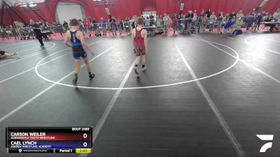 97 lbs Cons. Round 3 - Carson Weiler, Auburndale Youth Wrestling vs Cael Lynch, Askren Wrestling Academy