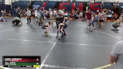 64 lbs Round 5 - Will Smith, Carolina Reapers vs Laken Anderson, Ninety Six Wrestling