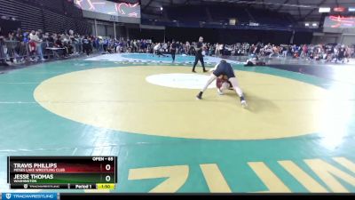 65 lbs Semifinal - Jesse Thomas, Washington vs Travis Phillips, Moses Lake Wrestling Club