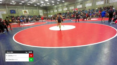 134 lbs Consi Of 16 #2 - Fernando Cantu, Mt Whitney vs Noel Garcia, Madera South