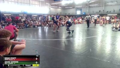 113 lbs Round 1 (16 Team) - Noah Hyatt, BRAWL Black vs Gavin Samons, Well Trained