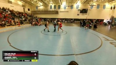 120 lbs Round 2 (3 Team) - Gabriel Hall, Thompson Valley vs Oscar Felix, Scottsbluff