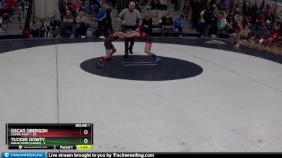 68 lbs Round 1 (4 Team) - Oscar Obergon, Crown Point vs Tucker Dowty, Indian Creek (large)