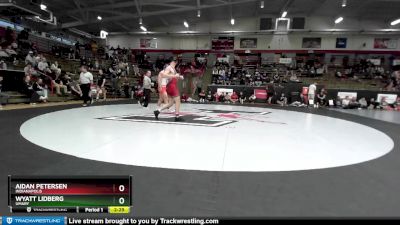 184 lbs Cons. Round 6 - Aidan Petersen, Indianapolis vs Wyatt Lidberg, UMary